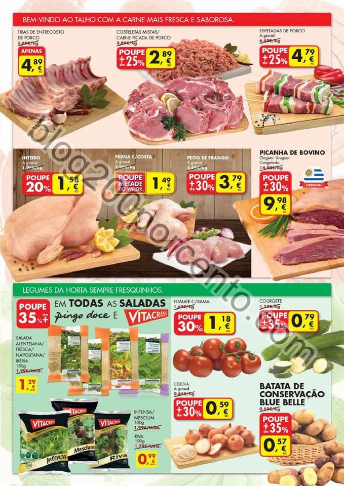 Antevisão Folheto PINGO DOCE Frescos promoções 