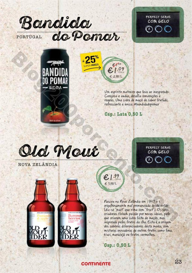 Antevisão Folheto CONTINENTE Especial cervejas de