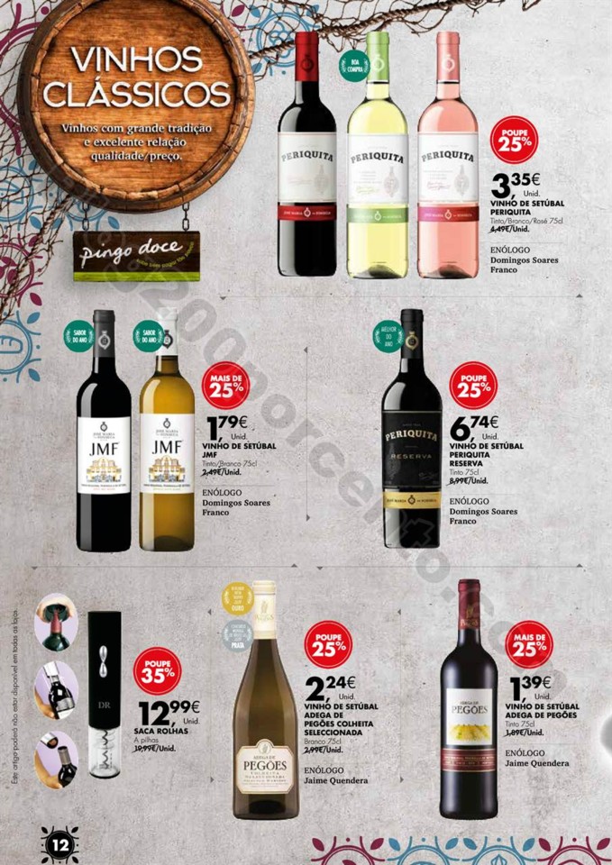 Antevisão Folheto PINGO DOCE Vinhos promoções d