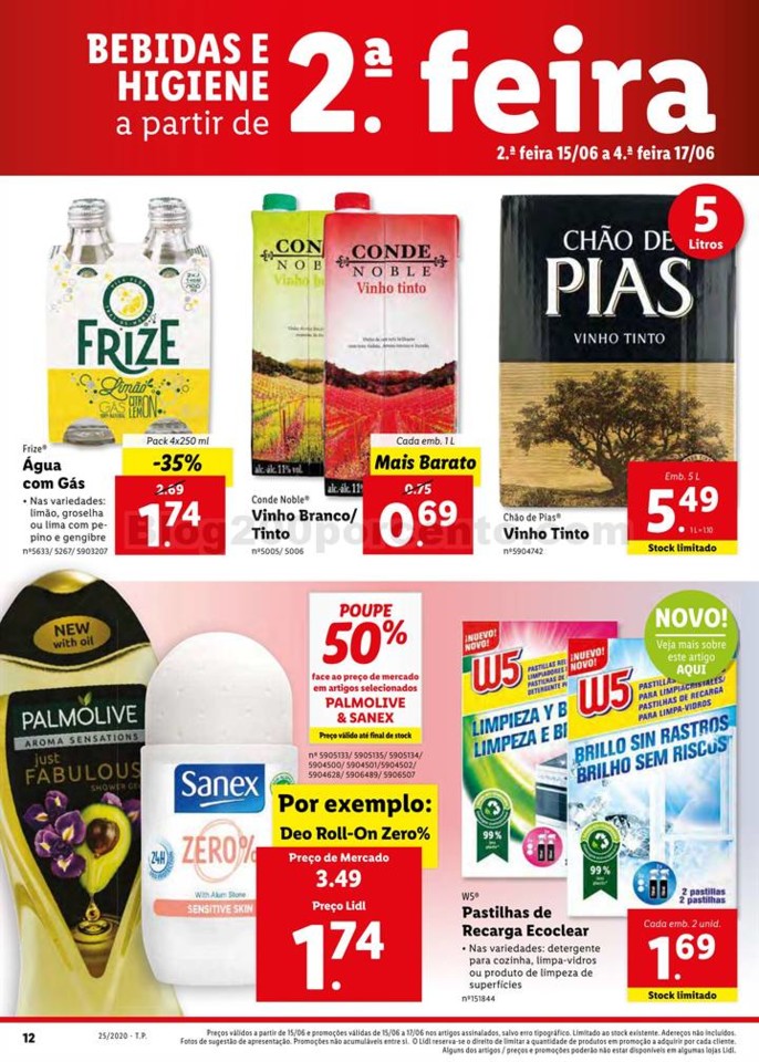 Antevisão Folheto LIDL Promoções de 15 a 21 jun