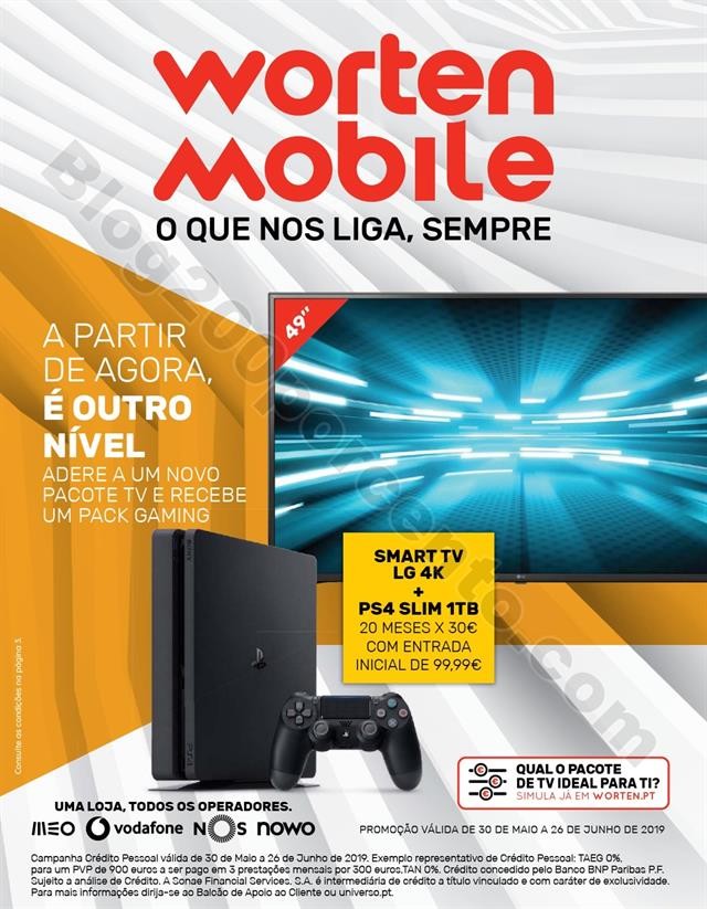 Antevisão Folheto WORTEN Mobile Promoções de 30