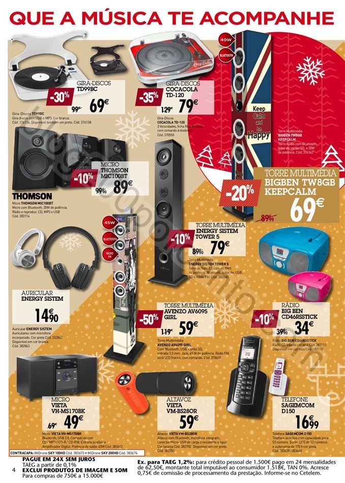 Novo Folheto CONFORAMA Promoções de 15 a 31 deze