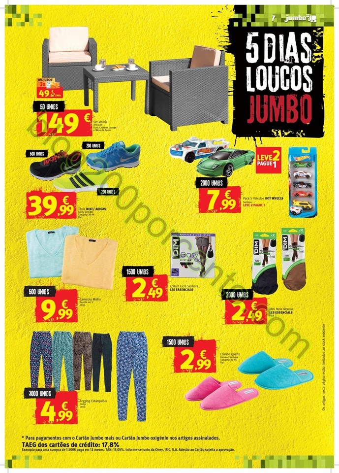 Antevisão Folheto JUMBO 5 Dias Loucos de 25 a 29 