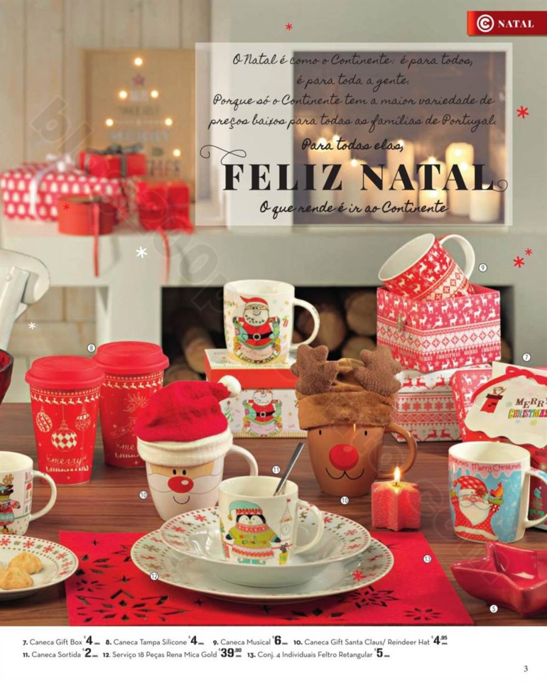Antevisão Folheto NATAL Modelo decoração Natal 