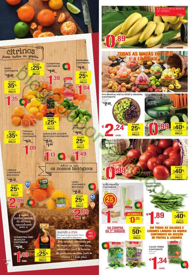 Antevisão Folheto CONTINENTE Promoções de 1 a 7