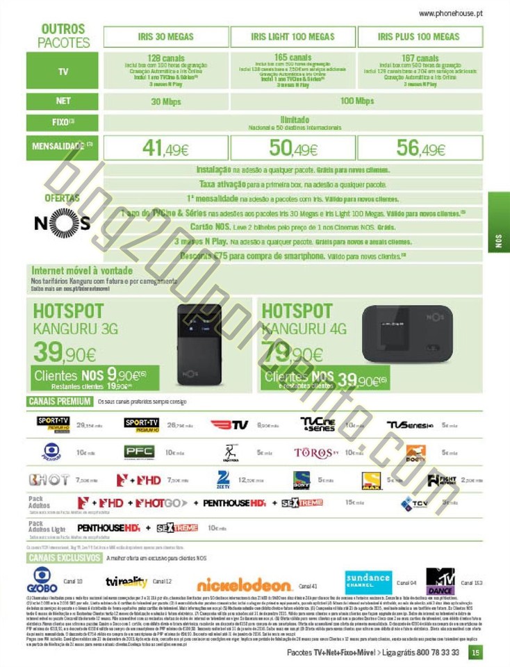 Novo Folheto PHONE HOUSE Natal promoções de 30 n