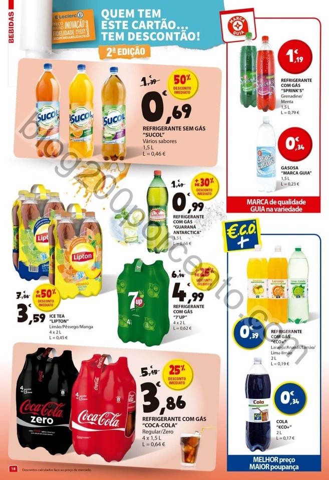 Antevisão Folheto E-LECLERC Promoções de 27 set