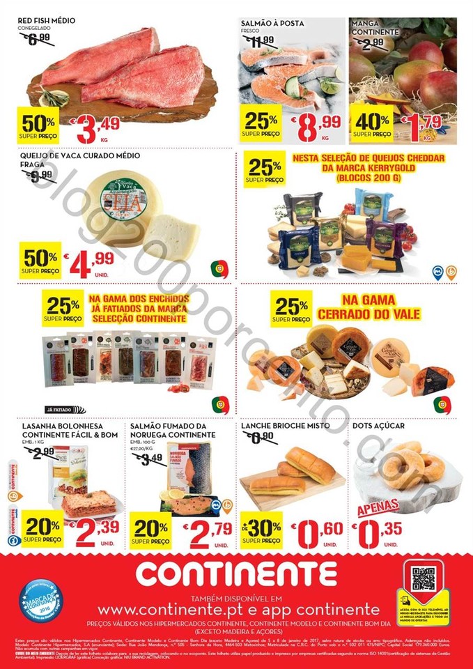 Antevisão Folheto CONTINENTE Fim de semana de 5 a