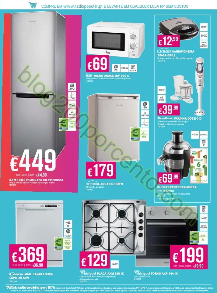 Antevisão Folheto RADIO POPULAR Promoções de 19