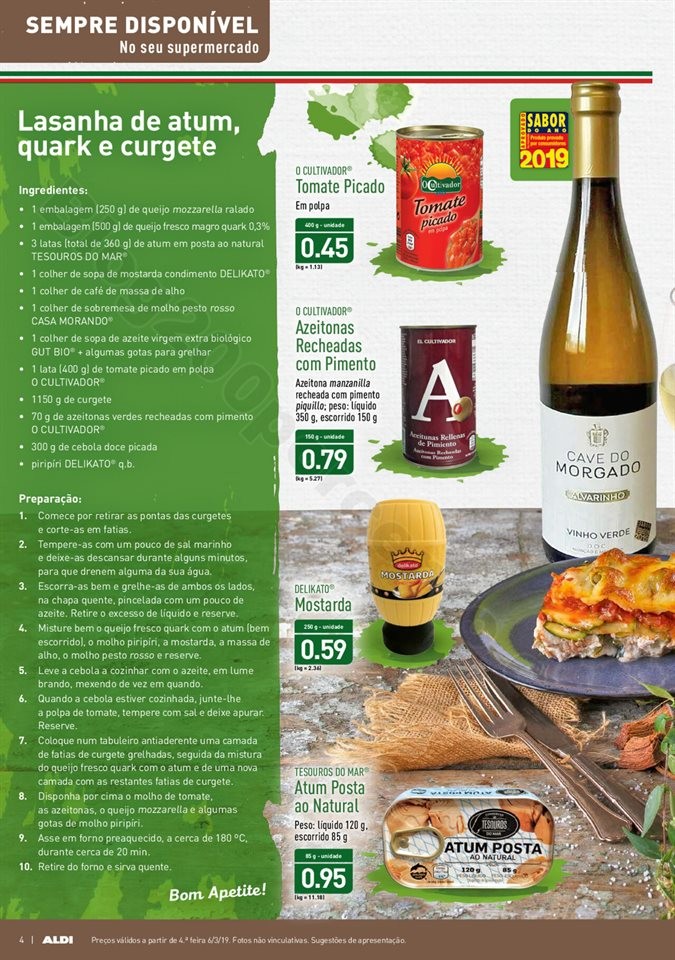 Antevisão Folheto ALDI Promoções a partir de 6 