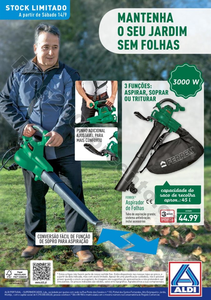 Antevisão Folheto ALDI Promoções a partir de 11