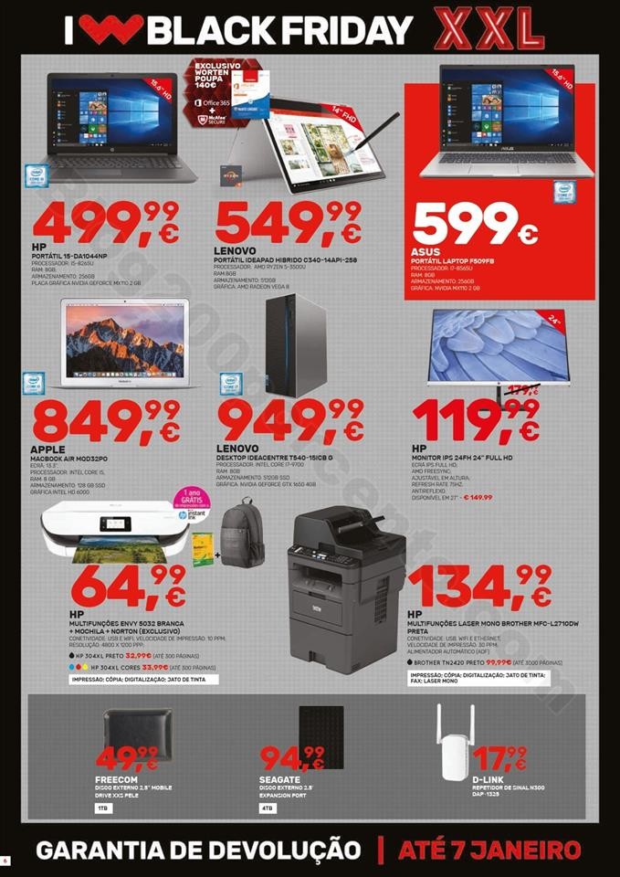 Antevisão Folheto WORTEN Mega Black Friday Promo