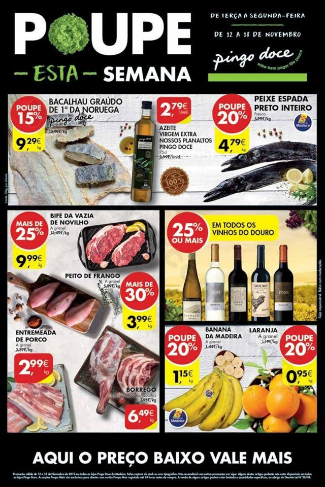 Antevisão Folheto PINGO DOCE Madeira Promoções 