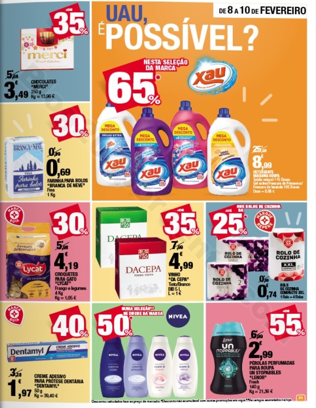 Antevisão Folheto E-LECLERC Promoções de 7 a 13