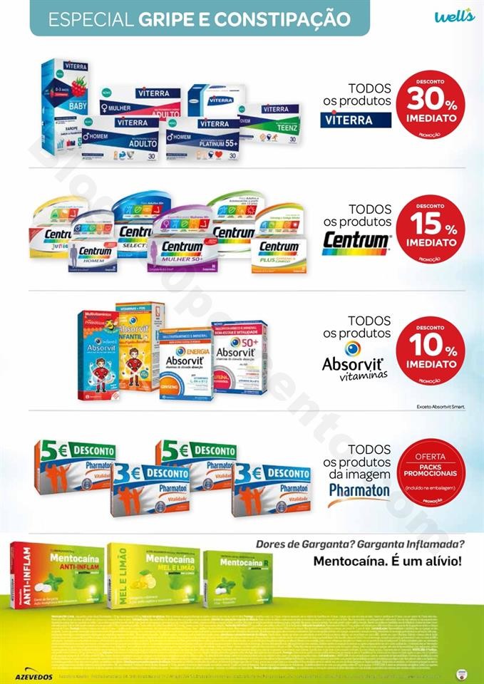 Antevisão Folheto WELLS Inverno Promoções de 12