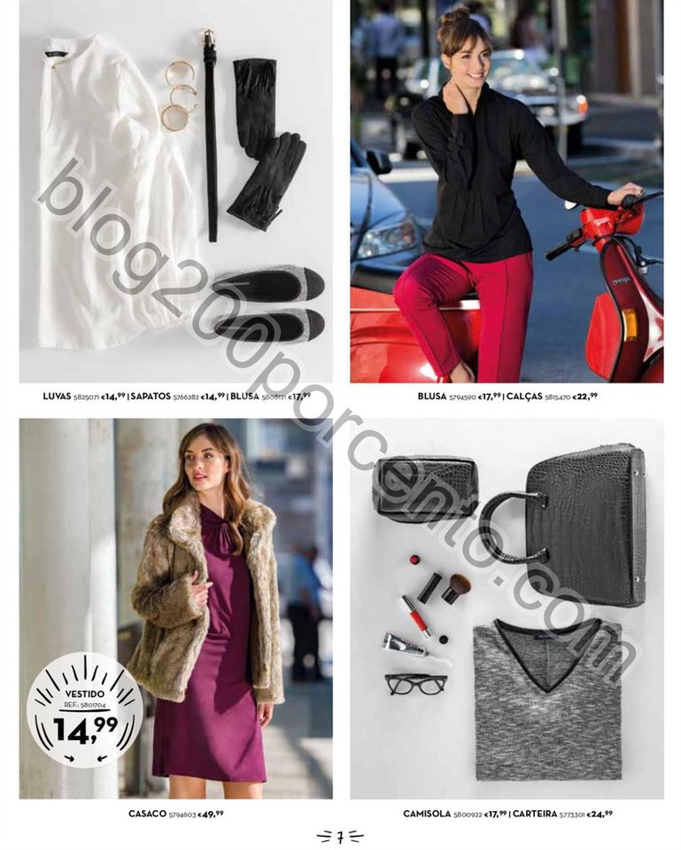 Novo Folheto CONTINENTE Moda Outono - Inverno prom