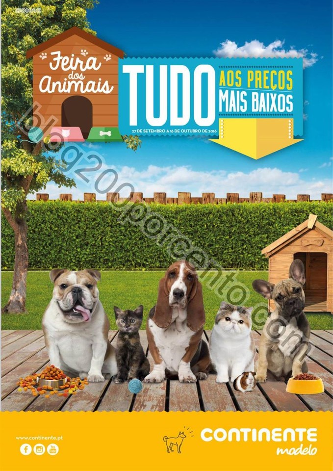 Antevisão Folheto MODELO Feira dos animais de 27 