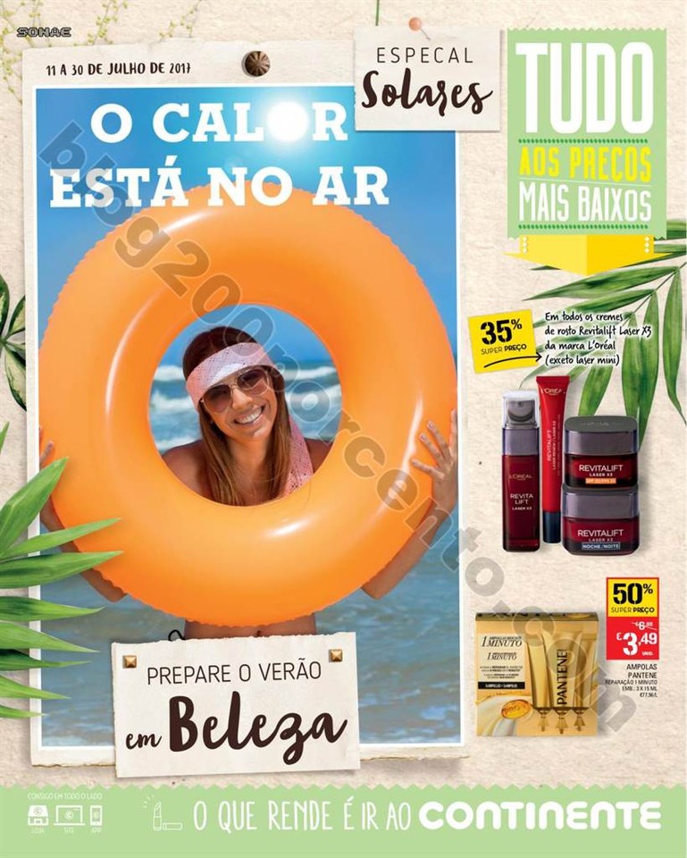 Antevisão Folheto CONTINENTE Extra verão promoç