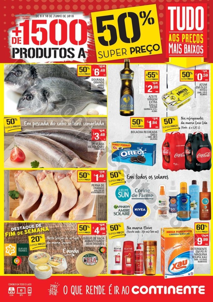 Antevisão Folheto CONTINENTE Fim de semana promo