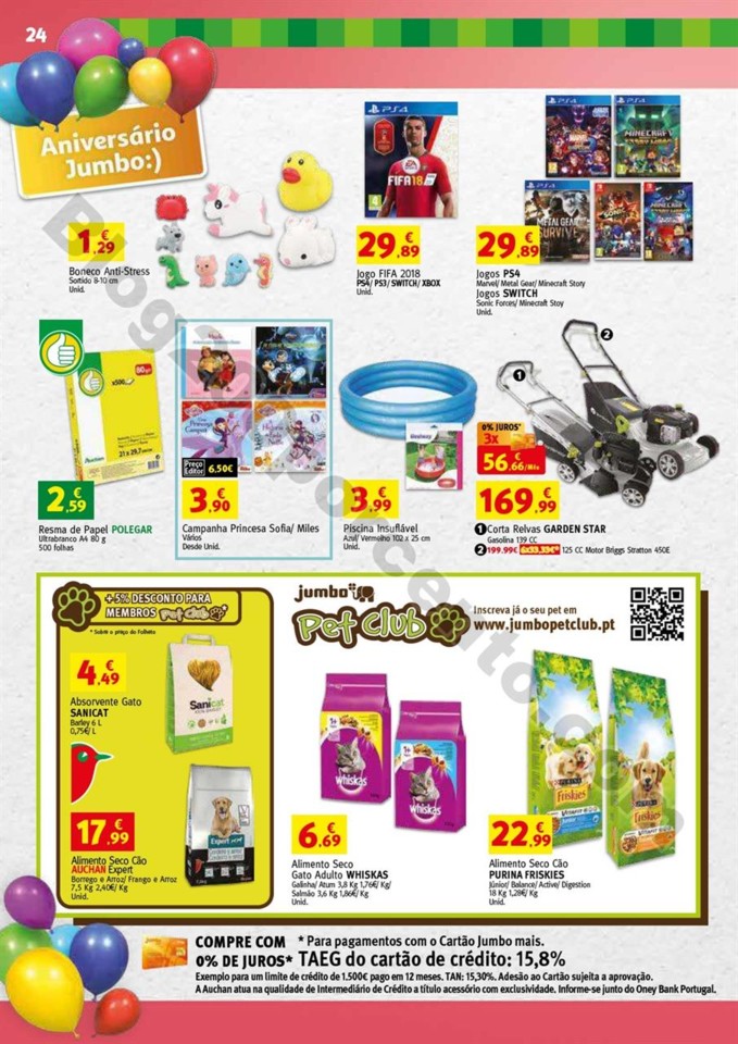 Antevisão Folheto JUMBO Aniversário promoções 