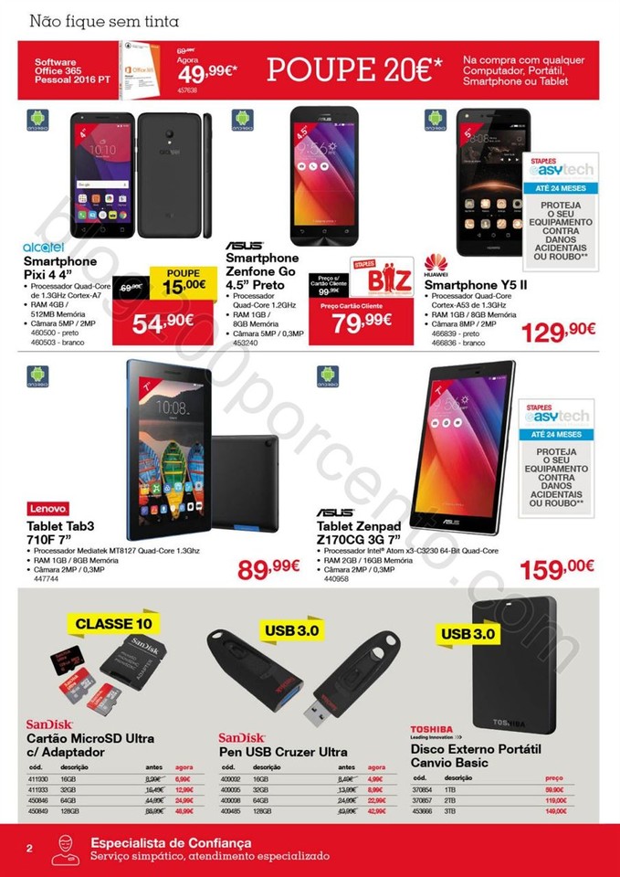 Antevisão Folheto STAPLES Promoções de 27 fever