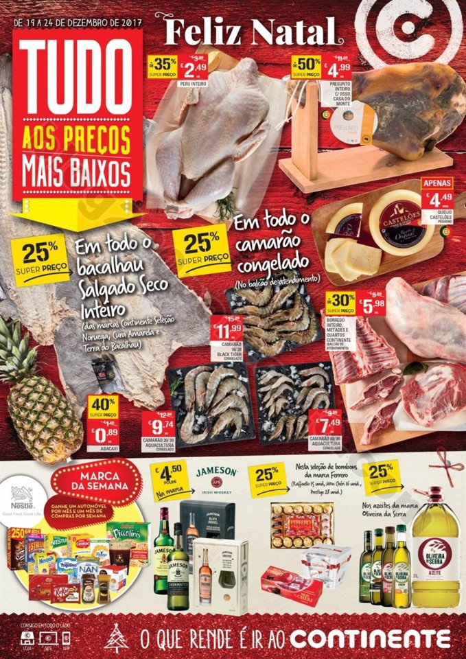Antevisão Folheto CONTINENTE 19 a 24 dezembro p1.