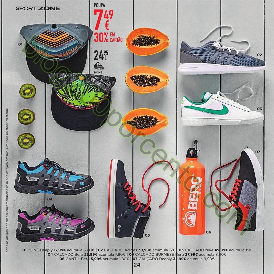 Novo Folheto SPORT ZONE promoções de 9 março a 