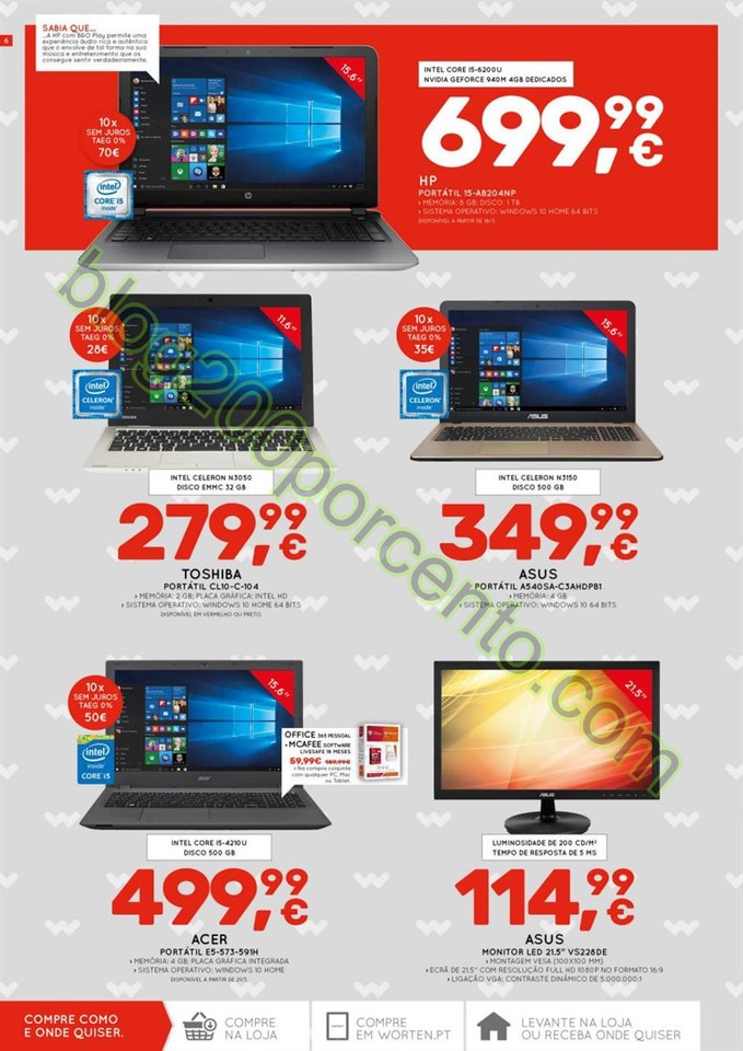 Antevisão Folheto WORTEN Promoções de 17 a 30 m