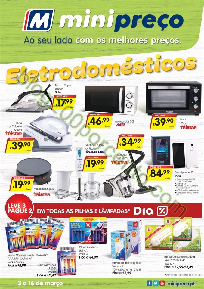 Antevisão Folheto MINIPREÇO Bazar promoções de