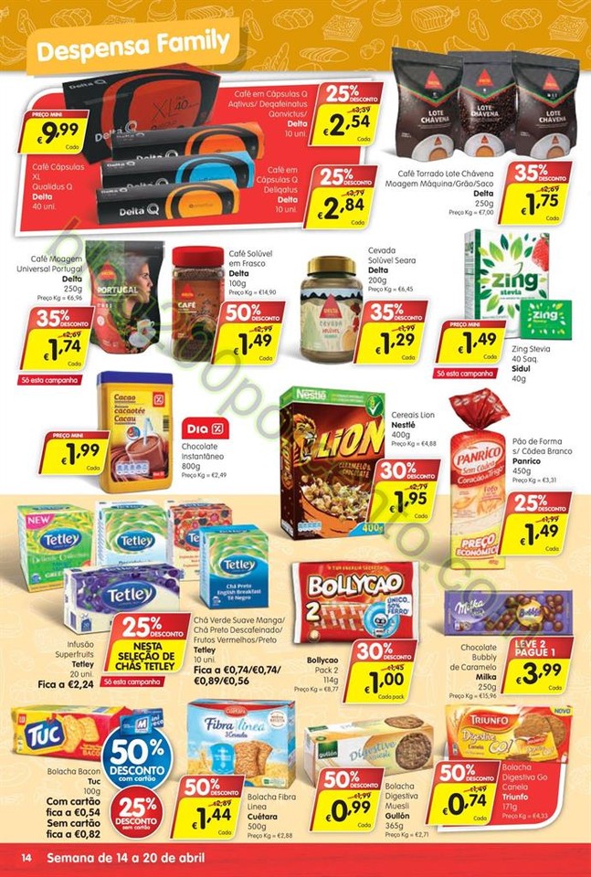 Antevisão Folheto MINIPREÇO Family de 14 a 20 ab