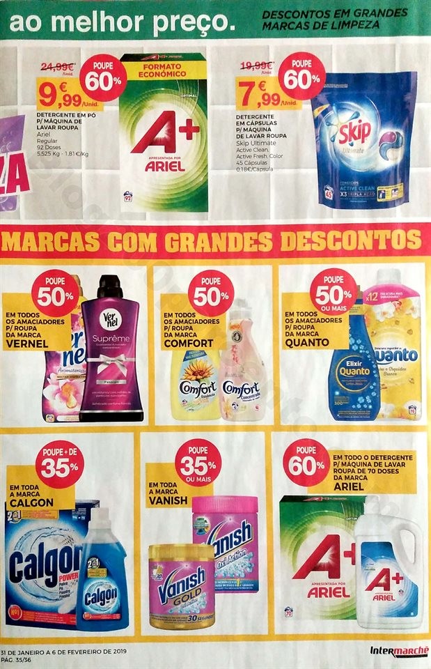 antevisao folheto Intermarche 31 janeiro a 6 fever