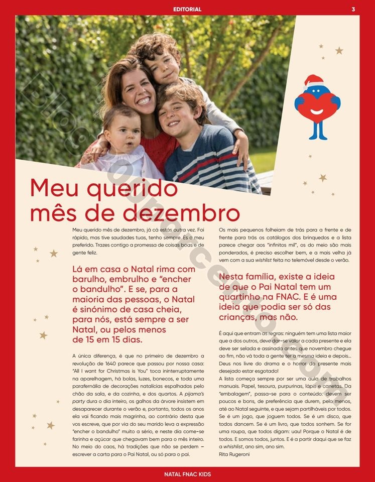 Antevisão Folheto FNAC Natal Kids Promoções de 
