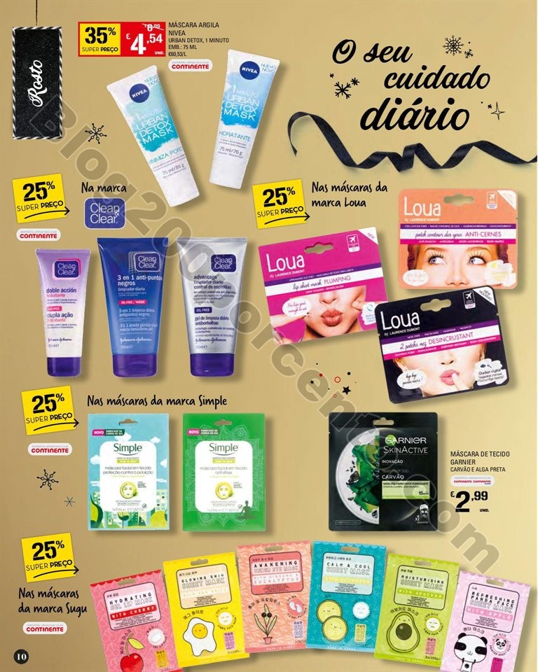 Antevisão Folheto CONTINENTE Fim de ano em Beleza