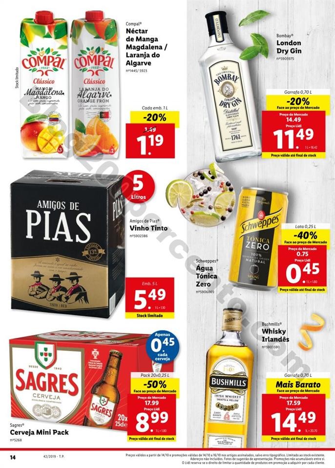 Antevisão Folheto LIDL Promoções de 14 a 20 out