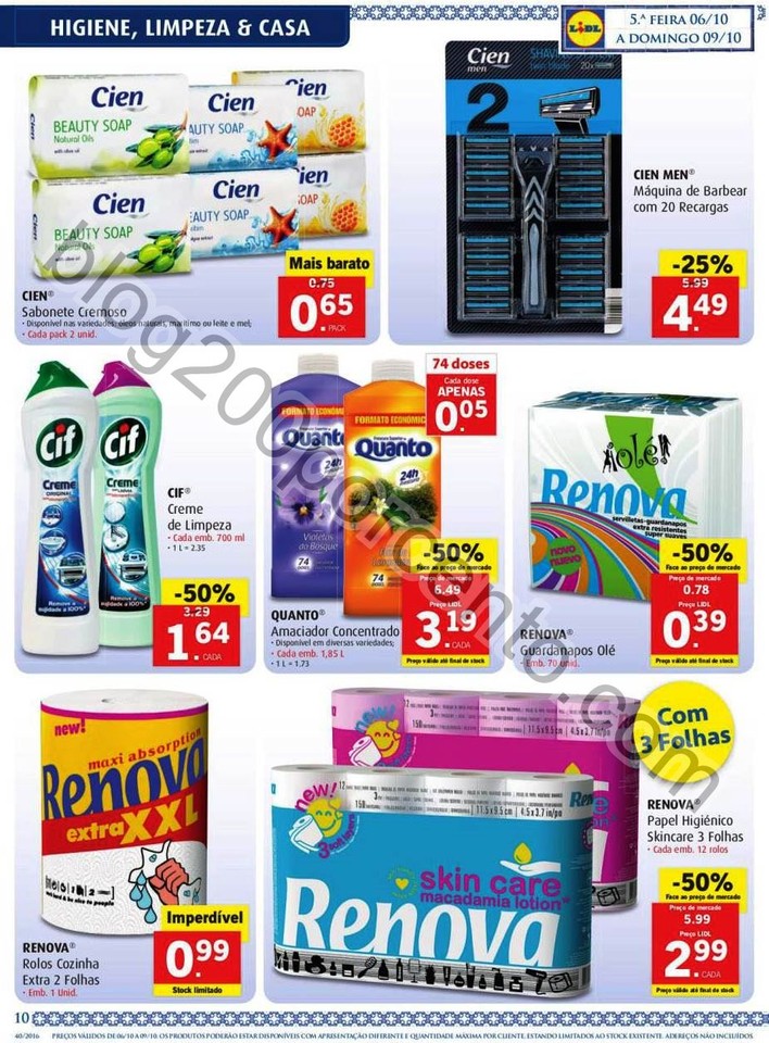 Antevisão Folheto LIDL Promoções semana de 6 a 