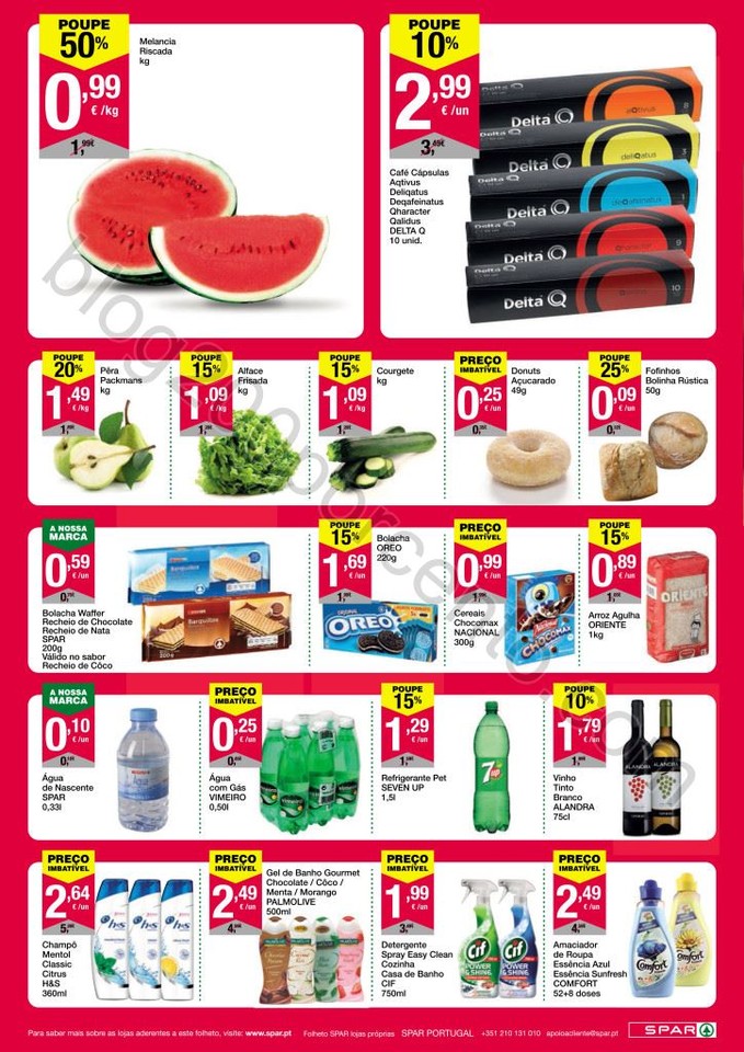 Antevisão Folheto SPAR Promoções de 18 maio a 4