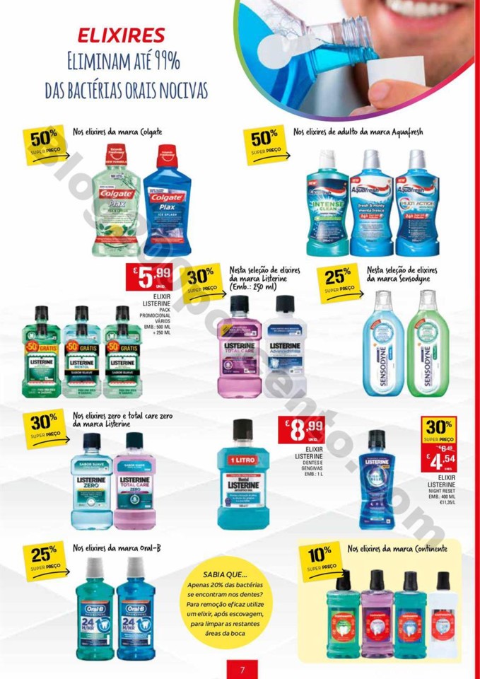 Antevisão Folheto Continente higiene oral 1 a 15 