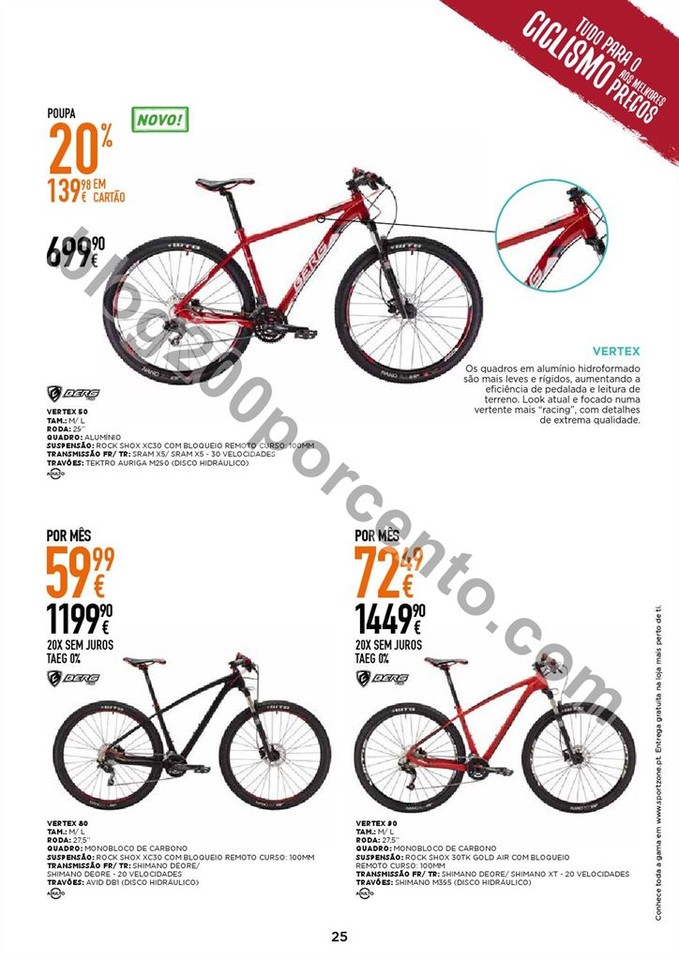 Novo Folheto SPORT ZONE Ciclismo de 27 abril a 1 j