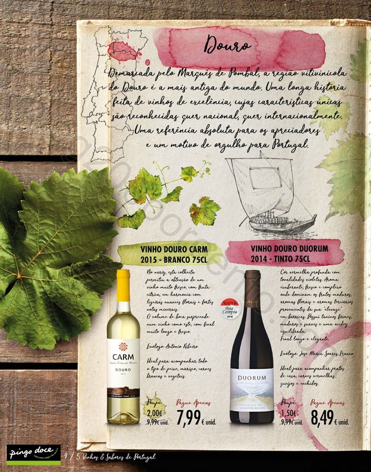 Novo Folheto PINGO DOCE Vinhos &amp; Sabores promoçõ