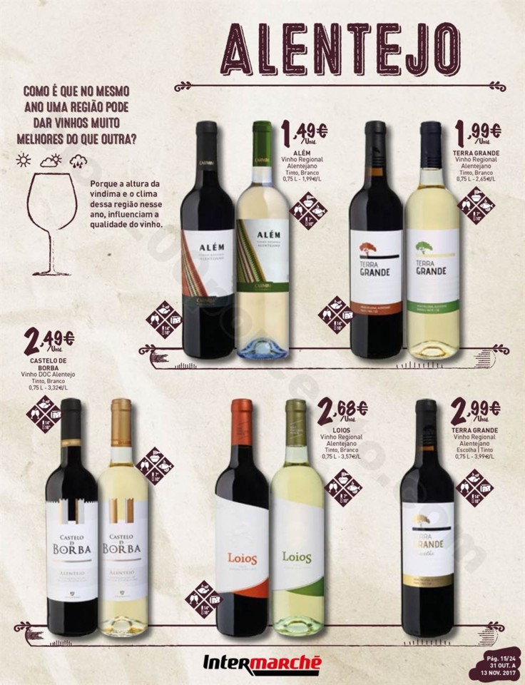 Antevisão Folheto INTERMARCHÉ Vinhos promoções