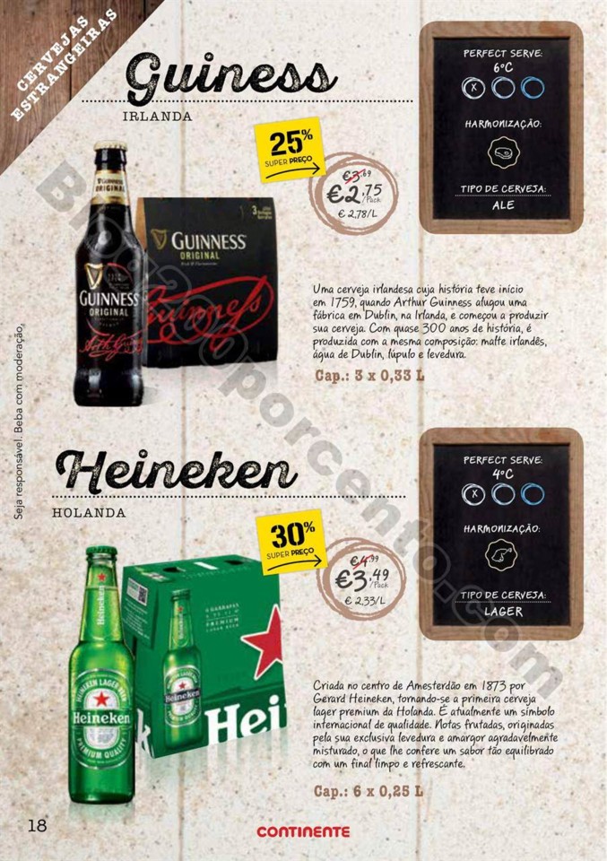 Antevisão Folheto CONTINENTE Especial cervejas de