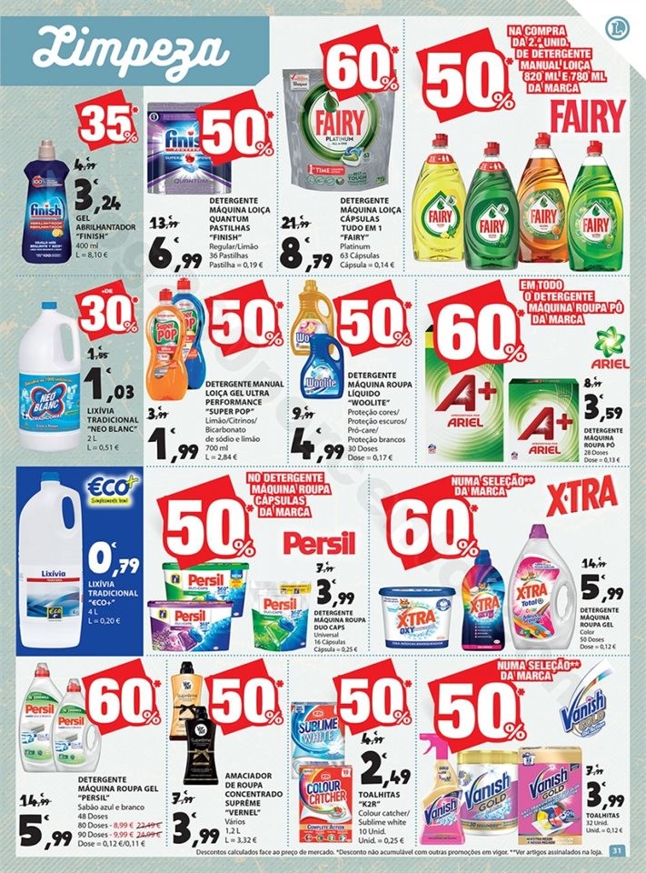 Antevisão Folheto E-LECLERC Promoções de 31 jan