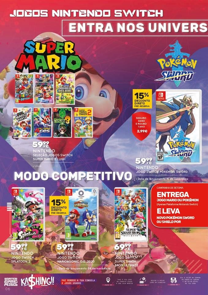 Antevisão Folheto WORTEN Gamer Promoções até 1