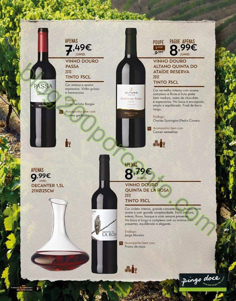 Antevisão Folheto PINGO DOCE Vinhos e Sabores de 