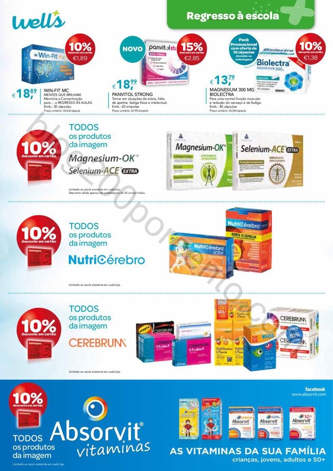 Antevisão Folheto WELLS Promoções de 23 agosto 