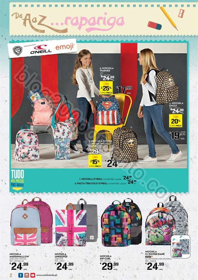 Antevisão Folheto MODELO Regresso às aulas de 18