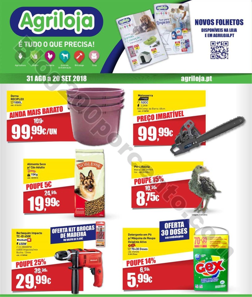 Antevisão Folheto AGRILOJA Promoções de 31 agos