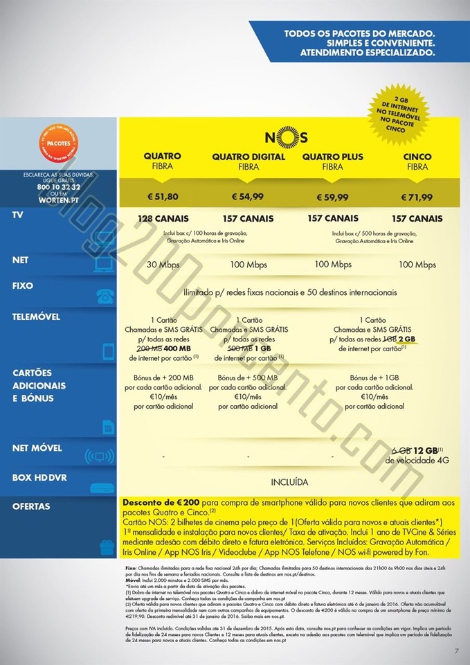 Novo Folheto WORTEN Mobile promoções de 3 a 31 d