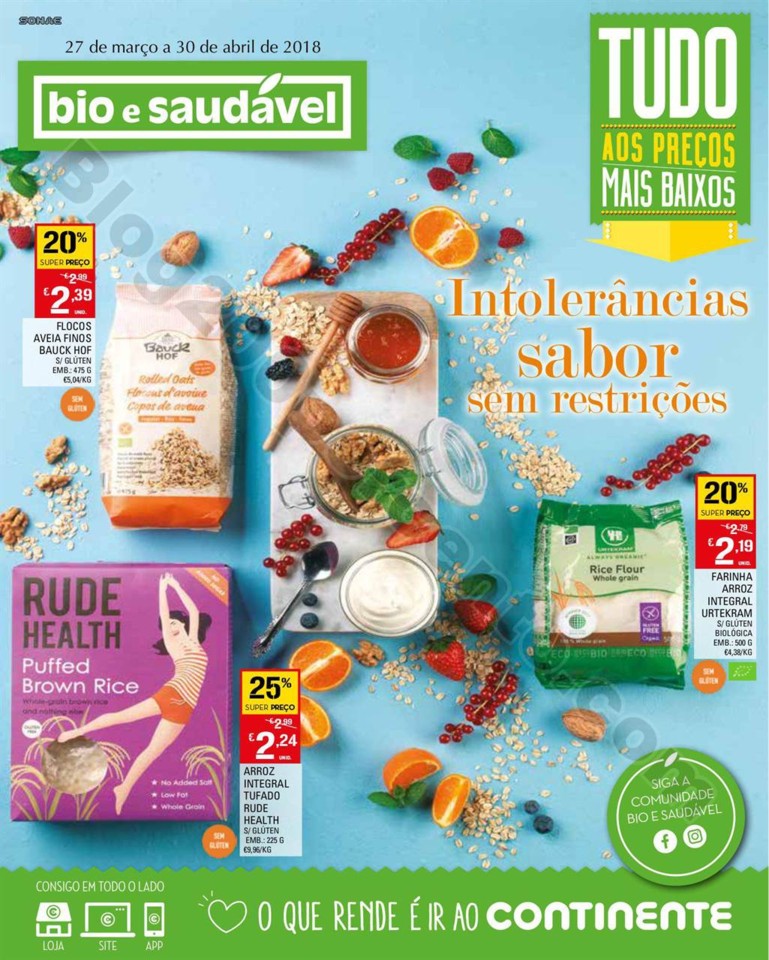 Antevisão Folheto CONTINENTE Bio promoções de 2