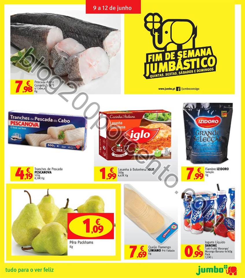Antevisão Folheto JUMBO Fim de semana promoções